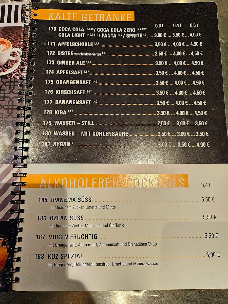 Menu Köz Restaurant - Holzkohlegrill Stade-1