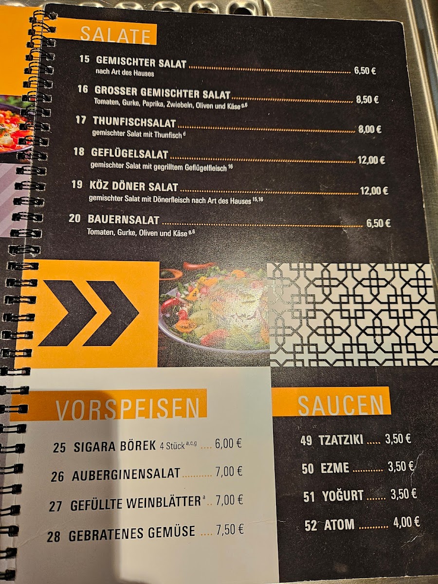 Menu Köz Restaurant - Holzkohlegrill Stade-2
